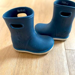Crocs 7T Rain Boots in Blue